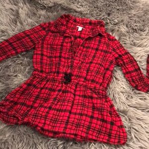 Cat & Jack Girls Flannel